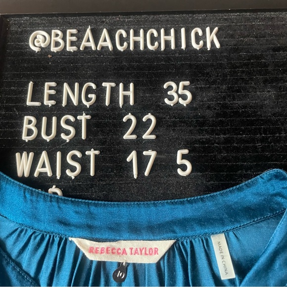 Rebecca Taylor Silk Mini Dress - Picture 8 of 8